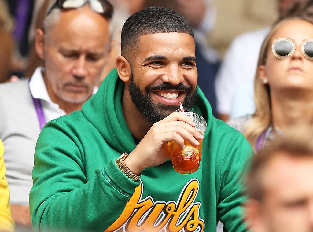 Drake Watches Ex Serena Williams Compete At Wimbledon E Online